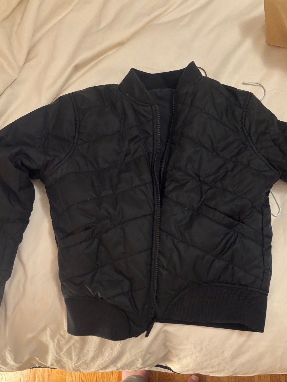 Lululemon Reversible Black Quilted Jacket